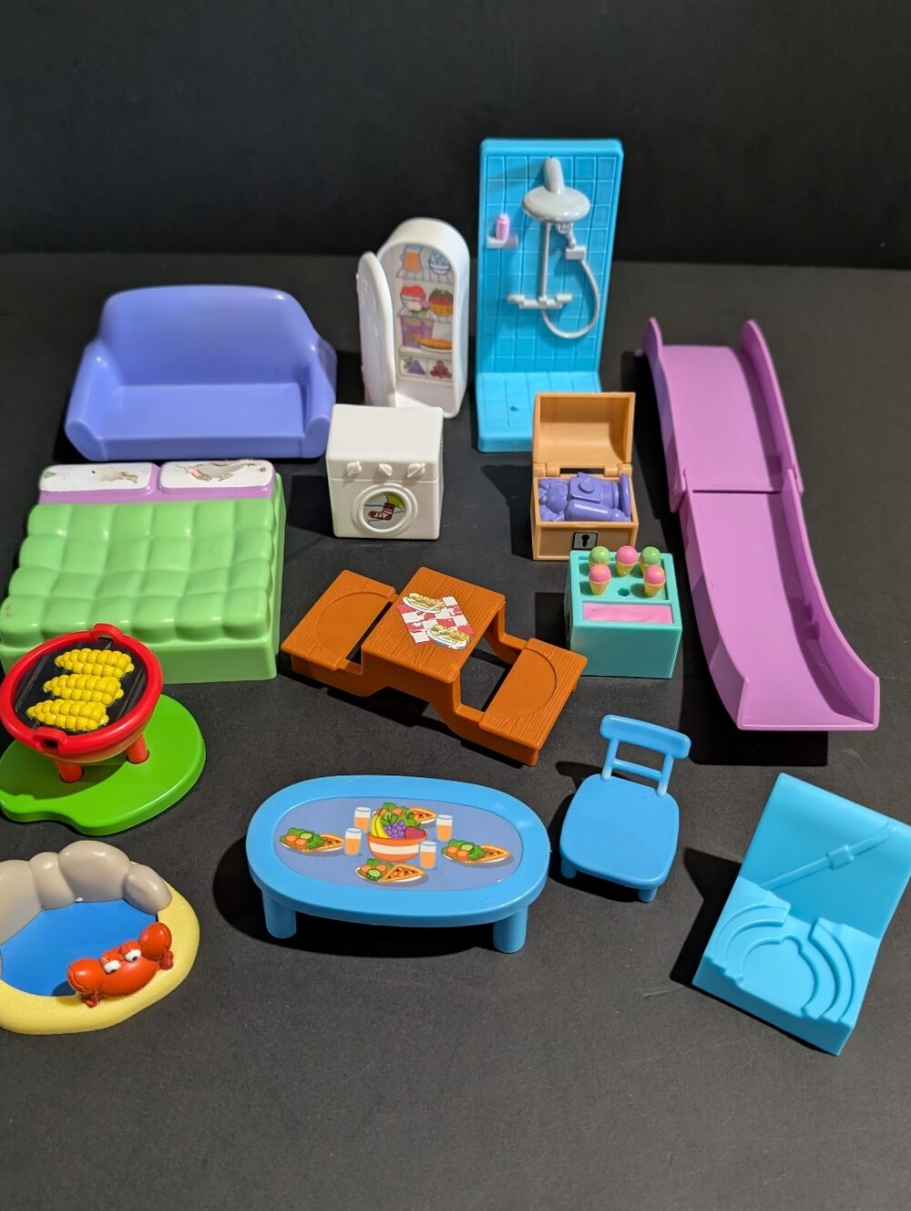 Peppa Pig Dollhouse And Camper Replacement Furniture Pieces